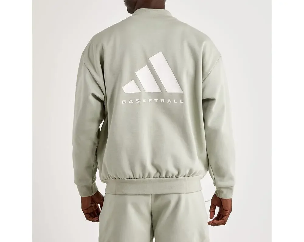 MENS ADIDAS BASKETBALL CREWNECK SWEATSHIRT SIZE XL